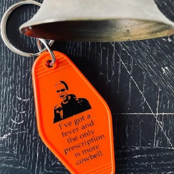 ($8) Cowbell Keychain - Picture 1 of 1